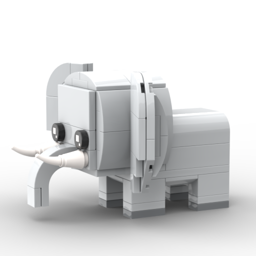 Zoo BrickHeadz Size Collection - MOC Cube Animal Bricks