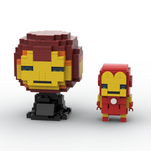 Pixel Iron man Helmet MOC– MOC Brick Store