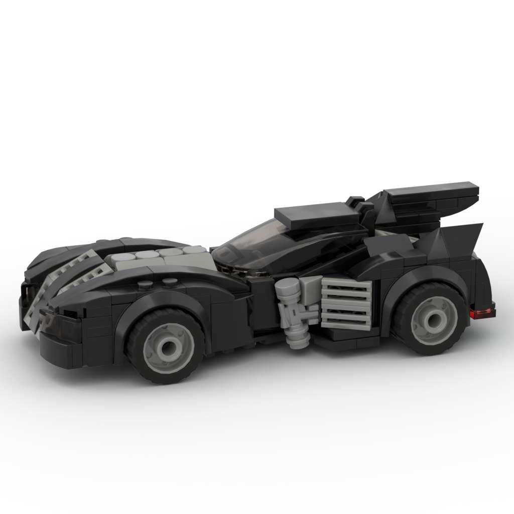 MOC 12738 Arkham Asylum Batmobile V2