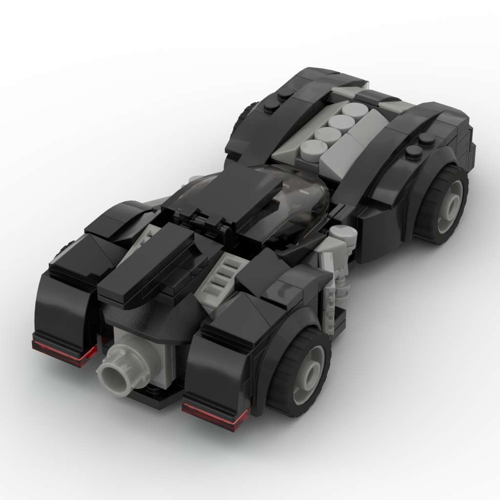 MOC 12738 Arkham Asylum Batmobile V2