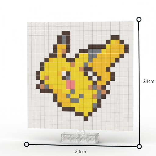 Pixel Art Puzzle - Pokemon 24x24 bricks