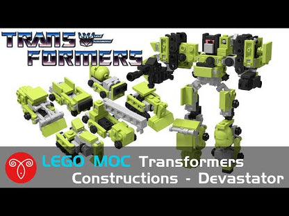MOC-47273 Transformer G1 Mini Devastator - Constructions Mini Mecha
