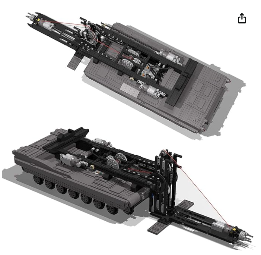 MOC 29526 Ultimate Abrams with Bridge Layer AVLB with Motor and Tank