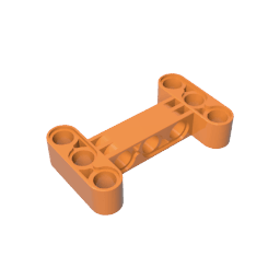 GDS-1002 - Technic Beam 3 x 5 Thick [90 Degrees Offset Centre Beam Holes]