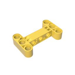 GDS-1002 - Technic Beam 3 x 5 Thick [90 Degrees Offset Centre Beam Holes]