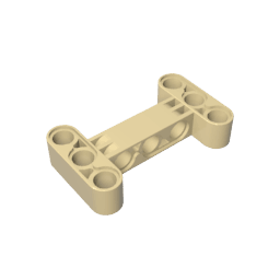 GDS-1002 - Technic Beam 3 x 5 Thick [90 Degrees Offset Centre Beam Holes]