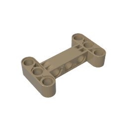 GDS-1002 - Technic Beam 3 x 5 Thick [90 Degrees Offset Centre Beam Holes]