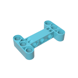 GDS-1002 - Technic Beam 3 x 5 Thick [90 Degrees Offset Centre Beam Holes]