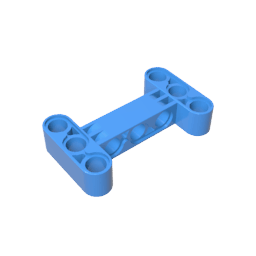GDS-1002 - Technic Beam 3 x 5 Thick [90 Degrees Offset Centre Beam Holes]