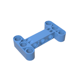 GDS-1002 - Technic Beam 3 x 5 Thick [90 Degrees Offset Centre Beam Holes]
