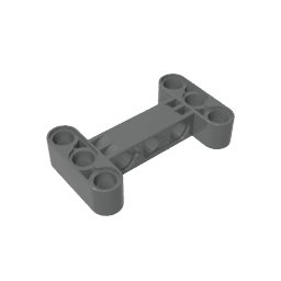 GDS-1002 - Technic Beam 3 x 5 Thick [90 Degrees Offset Centre Beam Holes]