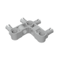 GDS-1005 - Technic Pin Connector Hub Perpendicular 3 x 3 Bent with 4 Pins (Pin Ridges Across Part)