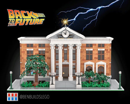 MOC-100578 Modular Back to the Future Clock Tower– MOC Brick Store