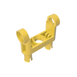 GDS-1006 - Technic Pin Connector Toggle Joint Smooth Double with 2 Pins
