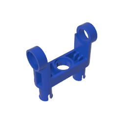 GDS-1006 - Technic Pin Connector Toggle Joint Smooth Double with 2 Pins