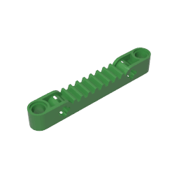 GDS-1007 - Technic Gear Rack 1 x 7 with Axle and Pin Holes
