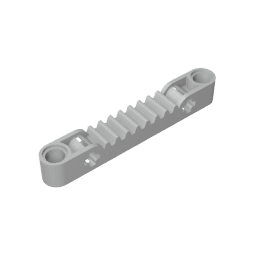 GDS-1007 - Technic Gear Rack 1 x 7 with Axle and Pin Holes