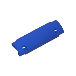 GDS-1010 - Technic Panel Curved 11 x 3 with 2 Pin Holes through Panel Surface