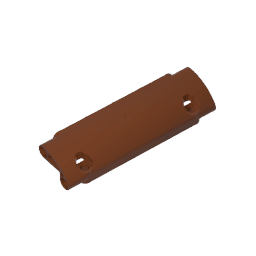 GDS-1010 - Technic Panel Curved 11 x 3 with 2 Pin Holes through Panel Surface