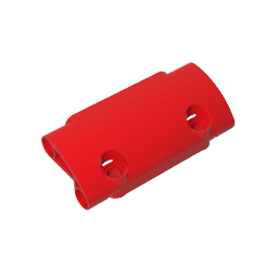 GDS-1011 - Technic Panel Curved 7 x 3 with 2 Pin Holes through Panel Surface