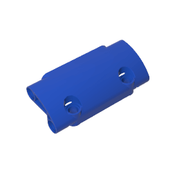 GDS-1011 - Technic Panel Curved 7 x 3 with 2 Pin Holes through Panel Surface