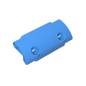 GDS-1011 - Technic Panel Curved 7 x 3 with 2 Pin Holes through Panel Surface