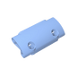 GDS-1011 - Technic Panel Curved 7 x 3 with 2 Pin Holes through Panel Surface
