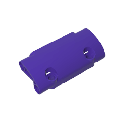 GDS-1011 - Technic Panel Curved 7 x 3 with 2 Pin Holes through Panel Surface