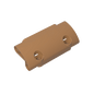 GDS-1011 - Technic Panel Curved 7 x 3 with 2 Pin Holes through Panel Surface