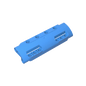 GDS-1012 - Technic Panel Curved 11 x 3 with 10 Pin Holes through Panel Surface