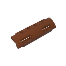 GDS-1012 - Technic Panel Curved 11 x 3 with 10 Pin Holes through Panel Surface