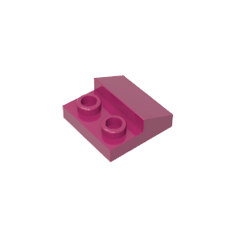GDS-1013 - Slope 45 2 x 1 with 2/3 Cutout