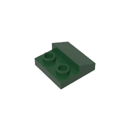 GDS-1013 - Slope 45 2 x 1 with 2/3 Cutout