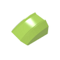 GDS-1015 - Slope Curved 2 x 2 with Lip, No Studs