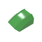 GDS-1015 - Slope Curved 2 x 2 with Lip, No Studs