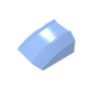 GDS-1015 - Slope Curved 2 x 2 with Lip, No Studs