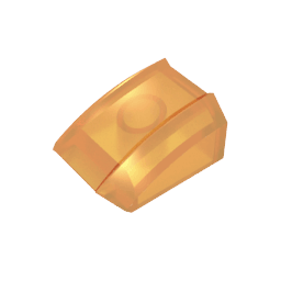 GDS-1015 - Slope Curved 2 x 2 with Lip, No Studs