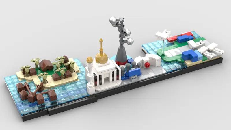 MOC-102255 Architecture - Maldives Skyline