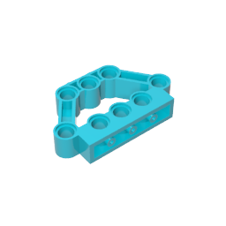 GDS-1031 - Technic Pin Connector Block 1 x 5 x 3