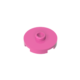 GDS-1041 - Plate Special Round 2 x 2 with Center Stud (Jumper Plate)