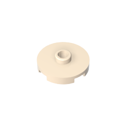GDS-1041 - Plate Special Round 2 x 2 with Center Stud (Jumper Plate)