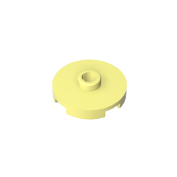 GDS-1041 - Plate Special Round 2 x 2 with Center Stud (Jumper Plate)