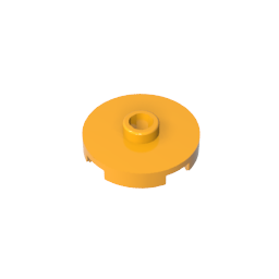 GDS-1041 - Plate Special Round 2 x 2 with Center Stud (Jumper Plate)