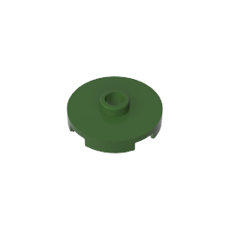 GDS-1041 - Plate Special Round 2 x 2 with Center Stud (Jumper Plate)