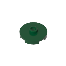 GDS-1041 - Plate Special Round 2 x 2 with Center Stud (Jumper Plate)