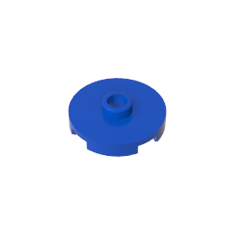 GDS-1041 - Plate Special Round 2 x 2 with Center Stud (Jumper Plate)