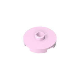 GDS-1041 - Plate Special Round 2 x 2 with Center Stud (Jumper Plate)