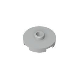 GDS-1041 - Plate Special Round 2 x 2 with Center Stud (Jumper Plate)