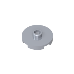 GDS-1041 - Plate Special Round 2 x 2 with Center Stud (Jumper Plate)