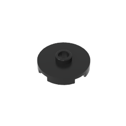GDS-1041 - Plate Special Round 2 x 2 with Center Stud (Jumper Plate)